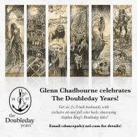 Stephen King Doubleday Bookmarks, by Glenn Chadbourne